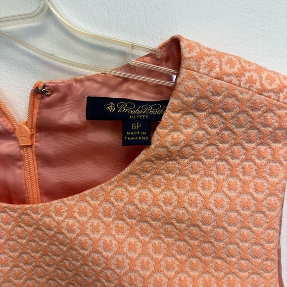 Brooks Brothers Orange Halter Sheath Dress Cocktail - Picture 3 of 3